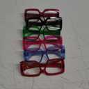 Eyekepper Huge Metalless Reading Glasses with Screwless Spring Hinges 6 Pack Oversized Readers for Women +3.25