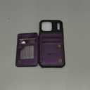 Vinich for iPhone 17 Pro Max Wallet Case with Card Holder, RFID Blocking Credit Slots Kickstand Shockproof Phone Cover Fit for iPhone 17 Pro Max 6.9" Purple