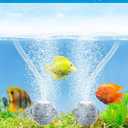Biling Solar Aerator for Pond with 2200 mAh Battery Backup, 3 Modes Solar Air Pump Hydroponics Air Pump, Solar Powered Pond Aerator Pond Bubbler for Outdoor Fish Pond Stock Tank Aquarium