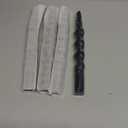 Black Candle Sticks Tapered Candles - 2pcs Tall Twist Candlesticks Long Spiral Taper Candle Religion Tapers Candle for Dinner Decor Housewarming Gift Idea 10 Inch,1D-Black