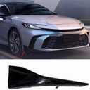 Chanjor Front Bumper Cover Lower Molding Trim Lip Spoiler Grill fit for Toyota Camry SE 2025 Glossy Black Right Passenger Side