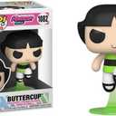 Funko Pop Powerpuff Girls + Protector: Pop! Animation Vinyl Figure (Gift Set Bundled with ToyBop Brand Box Protector Collector Case) (Buttercup)