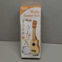 Vanplay Kids Guitar Set - Montessori Toys for 2 3 Year Old Boy Girls Birthday Gifts, 7 in 1 Musical Instruments for Toddlers 2-4, Band Sets with Ukulele/Flute/Tambourine/Maracas Toys for Kids 3-5