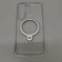 TORRAS Q3 Spin for Samsung Galaxy S26 Ultra Case with Kickstand, Compatible with Magsafe, Slim Hard PC Protective S26 Ultra Clear Case with 360 Magnetic Stand, Transparent Clear