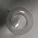Suclain 50 Pcs 14oz Ribbed Plastic Wine Glasses Disposable, Clear