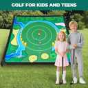 Chipping Golf Game Set, Backyard Golf Game, Equipped with Adjustable Clubs, Balls x 40; The Original Portable Golf Game for Chipping Practice for Family Golfers, 6.5 x 6.5 feet