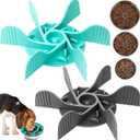 2 Pcs Dog Bowl Slow Feeder Insert, Cuttable Slow Feeder Dog Bowl Insert with Strong Suction Cups, Cat Dog Feeding Supplies, Slow Feeder for Most Dogs Bowl or Dogs Dish