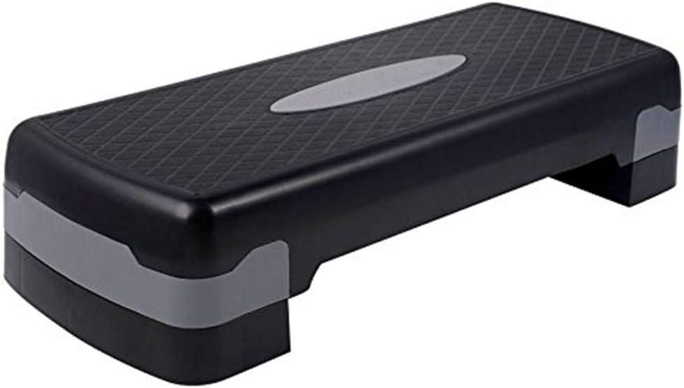 27" Adjustable Exercise Equipment Step Platform For Sports & Fitness (black & grey), medium