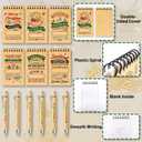 Fancy Land 48 Pcs Christmas Ballpoint Pen and Spiral Notepads Set Mini North Pole Notebooks Holiday Pens for Xmas Party Stocking Fillers Classroom Gifts Prizes