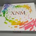 XNM Teal Glass Large Wall Clocks Battery Operated 20 Inch Aurora Wall Clocks for Living Room Decor Glacier Round Clock Silent