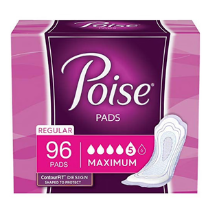 Poise Pads, Regular Length, Ultimate Absorbency 42 pads (2 packs)
