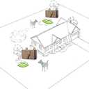 Anti Barking Devices, Ultrasonic Stop Barking Device Long Range 50ft, Barking Control Devices for Dog Training in Outdoor, 4 Modes Dog Bark Deterrent Devices, Dog Barking Silencer (Brown)