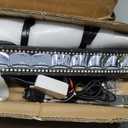 Lpteso RGBW Curved LED Light Bar 50Inch 288W Flood Spot Combo Beam 2PCS 4 Inch 18W Flood RGB LED Pods with 16 Solid Colors Chasing RGB Halo Ring Changing with Strobe Flashing with Rocker Switch Wiring