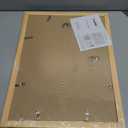 Upsimples Vintage 12x16 Frame, Antique Gold Frame Displays 8.5 by 11 with Mat or 12 x 16 Without for Vertical or Horizontal Wall Decor, 1pack