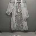 Avidlove Women's Lace Kimono Robe Babydoll Lingerie Mesh Nightgown (XX-Large)