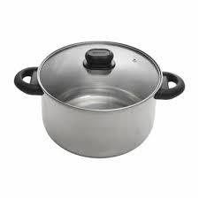 Basic Steel Dutch Oven With Glass Lid, 5 Quarts Basic Steel Dutch Oven With Glass Lid, 5 Quarts