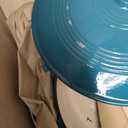 Lodge 3.6 Quart Enameled Cast Iron Casserole with Lid  Dual Handles  Oven Safe up to 500 F or on Stovetop - Use to Marinate, Cook, Bake, Refrigerate and Serve  Cornflower Blue