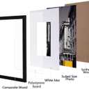 eletecpro 8x10 Picture Frames Set of 10 with Clear Acrylic Cover, Gallery Wall Decor, Displays 5x7 Photos with Mat or 8x10 Without, Horizontal or Vertical for Tabletop and Wall, Black