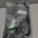 LUSHVIDA Square Fitted Table Cover Card Tablecloth 34x34 inch, 2 Packs Waterproof Elastic Vinyl Table Cloth with Flannel Backing Plastic Picnic Small Tables Top for Kitchen Dining Outdoor Party, Black