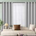 KAMANINA 1 Inch Double Curtain Rods 140 to 195 Inches (12-16 Feet) Telescoping Heavy Duty Drapery Rod for Windows 120 to 170, Netted Texture Finials, Antique Bronze