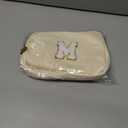 2025 Graduation Gifts for Her Women Girls,Personalized Belt Bag Waist Packs Trendy Fanny Pack Crossbody Bags,Initial White A,Cream Bag