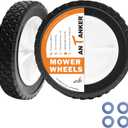 10 Inch Lawn Mower Wheel Replaces for Oregon 72-110 Hand Trucks Utility Carts 10" x1.75" Wheel, 2Pcs