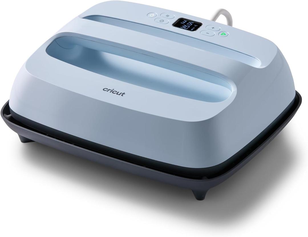 Cricut EasyPress 3 Smart Heat Press Machine with Built-in Bluetooth for T-Shirts, Pillows, Tote Bags & More, Advanced Ceramic-Coated Heat Plate with Precise Temperature Control (12 in x 10 in)