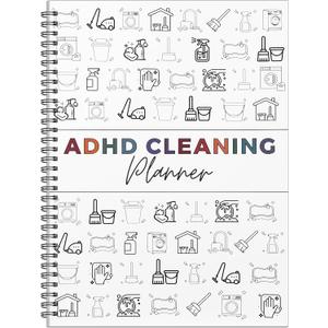 3 x Cleaning Planner, Cleaning Schedule and Checklist Organizing Planner Daily Weekly Monthly Yearly Checklist Schedule Notebook For Kids Adults Home, Family Tasks, List(White)