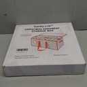 Sattiyrch Plastic Christmas Ornament Storage Box with Trays,Customizable Dividers, Dust-Proof Durable Ornament Organizer Holder,Christmas Storage Containers,Holds 128 x 3 inch Ornaments