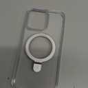 TORRAS Magnetic Ostand for iPhone 15 Pro Max Case, [Military Grade Drop Tested][Compatible with MagSafe][Build in Kickstand] Clear Slim Hard Back Soft Edge Anti-Fingerprint 6.7" 2023, Clear