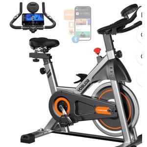 YOSUDA Exercise Bike Stationary Indoor Cycling Bike for Home 300 Lbs Weight Capacity, Comfortable Seat Cushion and LCD Monitor
