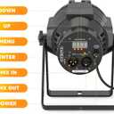 2Packs Spotlights COB 80W Stage Light Par Lights Party Warm&Cold White Professional DMX Spotlights Portable Metal Housing Strobe Light Bright for Church, Party, Concert, Theater, Gig Bar, Wedding