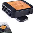 Portable Car Heater, 12V 200W Car Interior Fast Heated Defroster with 360 Rotatable Base, Plugs into Cigarette Lighter, Universal for Most Cars