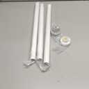 White Shower Curtain Rod 33 to 58Inch:Spring Tension Shower Rods for Bathroom Kitchen Doorway,1Inch Modern Heavy Duty Adjustable Tension Shower Curtain Rod No Drilling No-Slip Easy Install,White