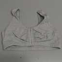 Bestform 5006014 Comfortable Unlined Wireless Cotton Stretch Sports Bra with Front Closure