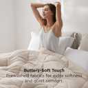 Bedsure Cal King Comforter - California King Comforter for All Season, Ultra-Soft Quilted Down Alternative Duvet Insert, Blanket for Bed, with 4 Tabs, Machine Washabl, Linen, 96x102 in