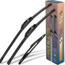 3 wipers Replacement for Ford Edge 2007-2014,Lincoln MKX 2007-2015,Windshield Wiper Blades Original Equipment Replacement - 26"/20"/14" (Set of 3) U/J HOOK