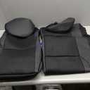 Skechers Men's Memory Foam Seat Covers, Air Cool Mesh Thick Car Seat Covers, Car Seat Covers Front Seats Airbag Compatible, Universal Automotive Comfort for Most Cars, Vans, Trucks, SUV,Black