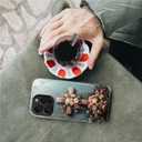 Case for iPhone 15 Pro Max, Magnetic Hybrid Shockproof Protective Phone Case with MagSafe Compatible Design, Floral Cross