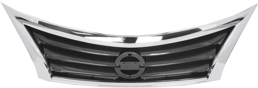 ALMULOO Upper Grille Compatible with 2013-2015 Nissan Altima Sedan Front Bumper Grill Insert Plastic(ABS) Replacement for NI1200250 623103TA0A