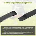 134871 Mulching Blade Compatibles with Crafts man 20" Deck, 145106 Lawnmower Mulching Blade Compatibles with Hus qvarna 50DK, 51D, 51MD, H51MDB, 51MDTReplaces for 146749 532145106 PP22055