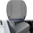 NLQR Gray Cloth Front Driver Side Bottom Replacement Seat Cover & Foam Cushion fit for Chevy Express GMC Savana 1500 2500 3500 Van 2003 2004 2005 2006 2007 2008 2009 2010 2011 2012 2013 2014