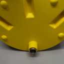 Eagle 1662 Drum Funnel with Brass Screen, 18" Diameter x 7" Height, Yellow