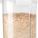 Komzon Rice Container, Airtight Rice Storage Container 10lb, Cereal Containers Storage, BPA Free Food Dispenser with Pouring Spout Handle for Flour Pasta Grain, Pet Dog Cat Bird Food Storage Container