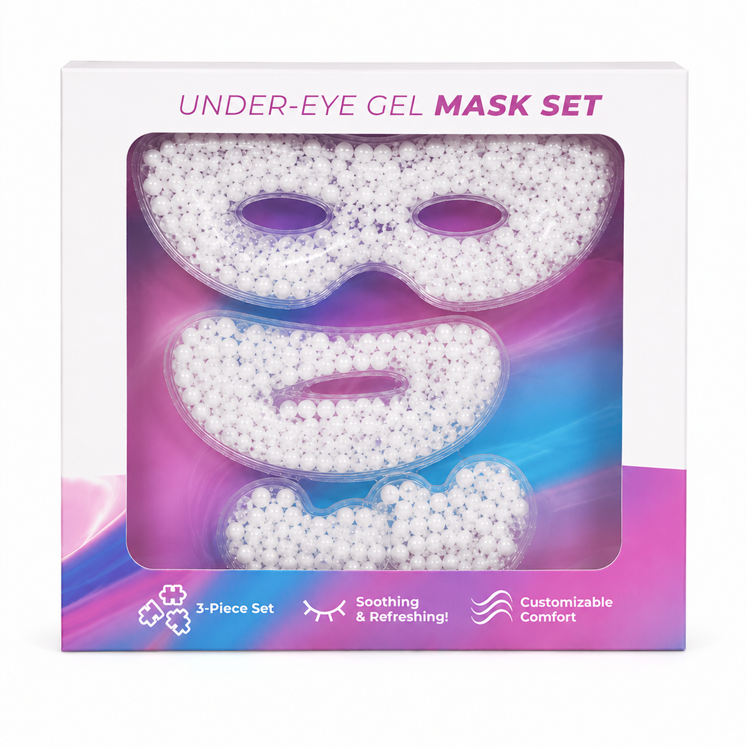 Under Eye Gel Mask 3Pc Set,Pack Of 4