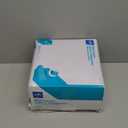 Medline Spunbond Polypropylene Nonskid Shoe Covers, Blue, Regular/Large, Serged Seam, Box of 100 Each