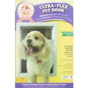 Ideal Pet Products 6 5/8" x 11 1/4" Medium Ultra-Flex DraftStopper Pet Door with Telescoping Frame