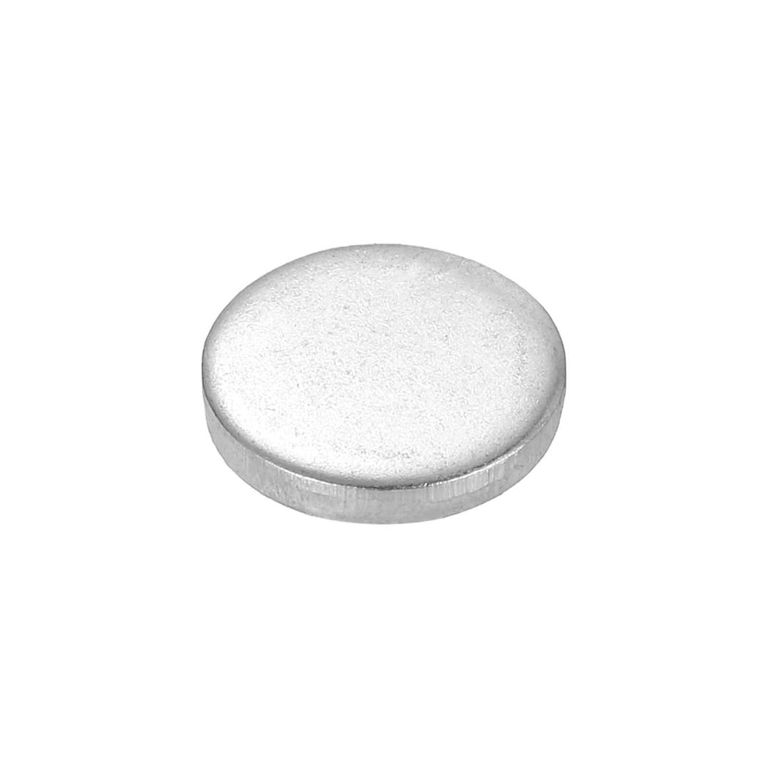 MECCANIXITY Stainless Steel Disc, 3/8"(10mm) Dia x 0.08"(2mm) Thick Round Metal Stamping Blanks Tags Metal Round Circle Flat-Plate Sheet for Engraving Stamping Name Tag Crafts, Pack of 110