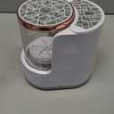 Electric Makeup Brush Cleaner Machine With Makeup Brush Dryer-Holder-Portable Automatic USB Cosmetic Brushes Cleaner Tool for All Size Beauty Makeup Brush Set,Eyeshadow, Blush Brush (white)