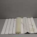 Stone Dish Drying Mat for Kitchen Counter, 24''15'' Dishes Drying Matt Kitchen Counter, Absorbent Diatomaceous Earth Bath Quick Dry Mats for Tableware, Bottles and Cup(White Marble)